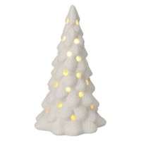 Porseleinen Kerstboom met Led , Set van 6 stuks Porseleinen Kerstboom met Led , Set van 6 stuks