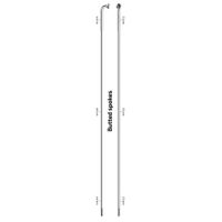 Sapim spaak 14-266 x-strong rvs zonder nippel (100st) Sapim spaak 14-266 x-strong rvs zonder nippel (100st)