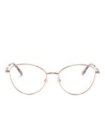 Lacoste tortoiseshell-effect round-frame glasses