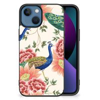 Dierenprint Telefoonhoesje voor Apple iPhone 13 Pink Peacock - thumbnail