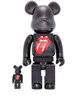 MEDICOM TOY figurines BE@RBRICK Rolling Stones 100% + 400% - Noir