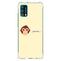 Samsung Galaxy M02s | A02s Stevig Bumper Hoesje Monkey - thumbnail