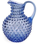 KLIMCHI grande carafe Hobnail en cristal - Bleu - thumbnail