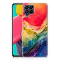 Smartphone hoesje Samsung Galaxy M53 Watercolor Dark