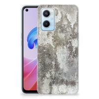 OPPO A96 | OPPO A76 | TPU | Siliconen hoesje | Beton Print