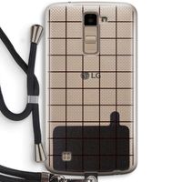 Rooster: LG K10 (2016) Transparant Hoesje met koord