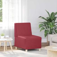 Sofa Stoel Wijnrood 55 x 74 x 82 cm Kunstleer