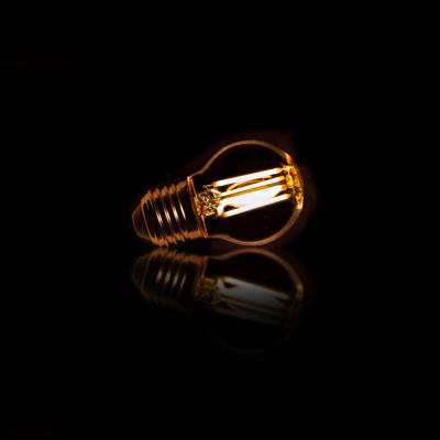 Kooldraadlamp 'Bol Mini' E27 LED 4W goldline, dimbaar