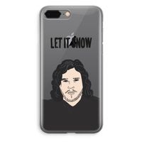 Let It Snow: iPhone 8 Plus Transparant Hoesje