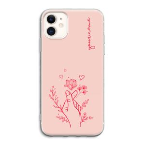 Giving Flowers: iPhone 11 Transparant Hoesje