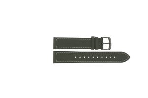 Horlogeband Timex PW2P96000 Leder Grijs 20mm
