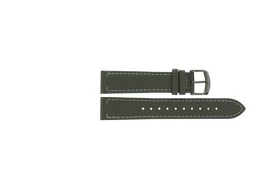 Horlogeband Timex PW2P96000 Leder Grijs 20mm