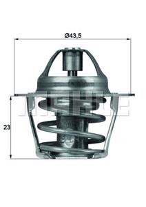 Thermostaat, koelvloeistof MAHLE, u.a. für Ford, Citroën, Peugeot, Volvo