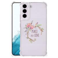 Samsung Galaxy S22 Stevig | Bumper Hoesje | Boho Text