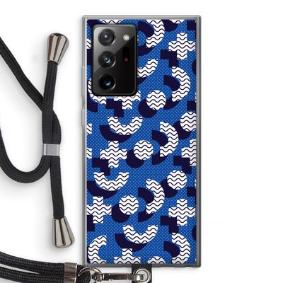 8-bit N°5: Samsung Galaxy Note 20 Ultra / Note 20 Ultra 5G Transparant Hoesje met koord