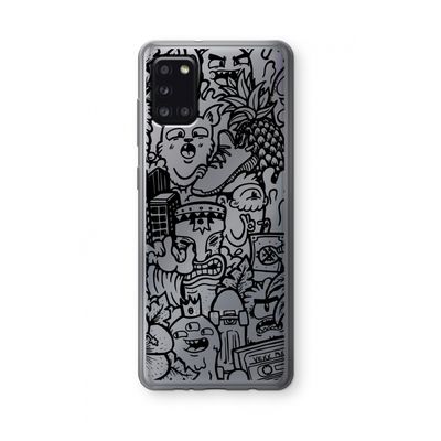 Vexx Black Mixtape: Samsung Galaxy A31 Transparant Hoesje