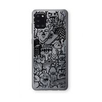 Vexx Black Mixtape: Samsung Galaxy A31 Transparant Hoesje