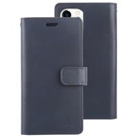 Voor iPhone 11 Pro kwik GOOSPERY MANSOOR horizontale Flip lederen draagtas met houder & kaartsleuven & portemonnee (Navy)