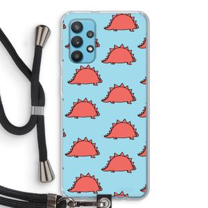 Dinosawrr: Samsung Galaxy A32 4G Transparant Hoesje met koord