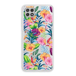 Tropisch 2: Samsung Galaxy A22 4G Transparant Hoesje