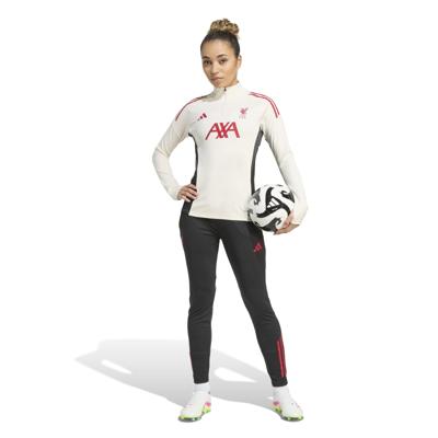 adidas Liverpool Trainingspak 1/4-Zip 2025-2026 Dames Wit Zwart Rood