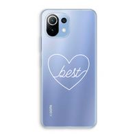 Best heart pastel: Xiaomi Mi 11 Lite Transparant Hoesje