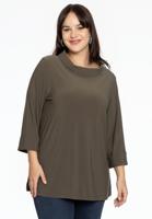 Yoek Shirt A-lijn met turtle neck | Licht Groen | Maat 50/52