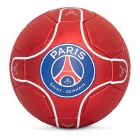 Paris Saint-Germain Voetbal metallic rood maat 5 (p24191)