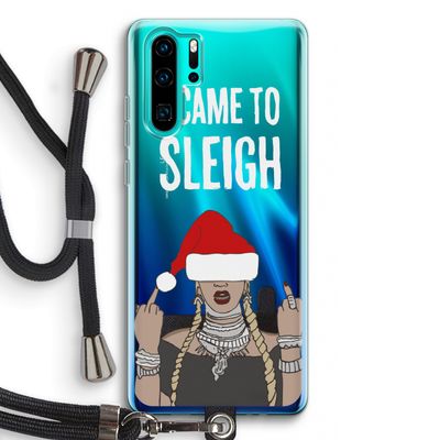 Came To Sleigh: Huawei P30 Pro Transparant Hoesje met koord
