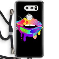 Lip Palette: LG V30 Transparant Hoesje met koord