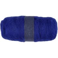 Creativ Company Gekaarde wol, koningsblauw, 100 gr/ 1 bol