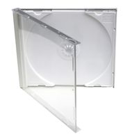 CD Jewelcase Single transparent Sleeve