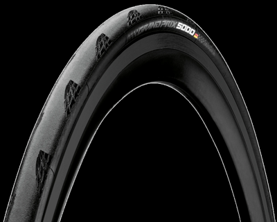 Continental grand prix 5000 - racefietsband 28-622 - zwart