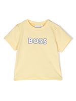 BOSS Kidswear t-shirt en coton à logo imprimé - Jaune - thumbnail