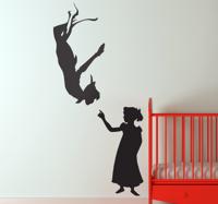 Sticker kinderen peter en wendy