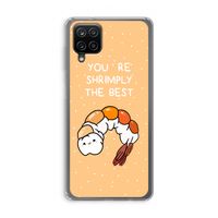 You're Shrimply The Best: Samsung Galaxy A12 Transparant Hoesje