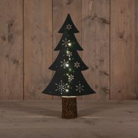 B.O. Paper Tree Green 41 cm 10Led Warm White 2Xaa - Anna's Collection