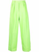 Jacquemus pantalon Le Pantalon Mela à coupe ample - Vert - thumbnail