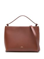 A.P.C. sac à main en cuir - Marron