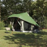 Familie Tipi Tent met dak Groen 508 x 470 x 300 cm