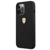 Scuderia Ferrari On Track iPhone 13 Pro Max Siliconen Hoesje - Zwart