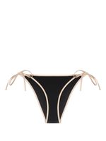 TOTEME bas de bikini Stripe Tie - Noir