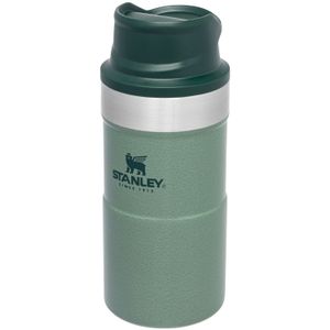 Stanley PMI Classic Trigger-Action Travel Mug 0.25L thermosbeker Hammertone Green