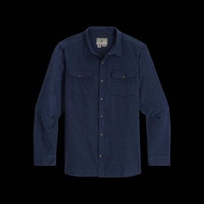 Royal Robbins Bristol Organic Cotton Twill L/S Shirt Heren Naval XXL