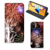 Samsung Galaxy M30s | M21 Hippe | Standcase | Vuurwerk