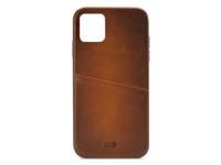 Senza Senza Desire Leather Cover with Card Slot Apple iPhone 11 Burned Cognac