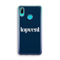 Topvent Navy: Huawei P Smart (2019) Transparant Hoesje