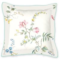 Pip Studio Fleur Grandeur Vierkant Sierkussen Wit (45x45 cm)