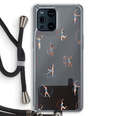 Dancing #3: Oppo Find X3 Transparant Hoesje met koord