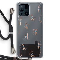 Dancing #3: Oppo Find X3 Transparant Hoesje met koord